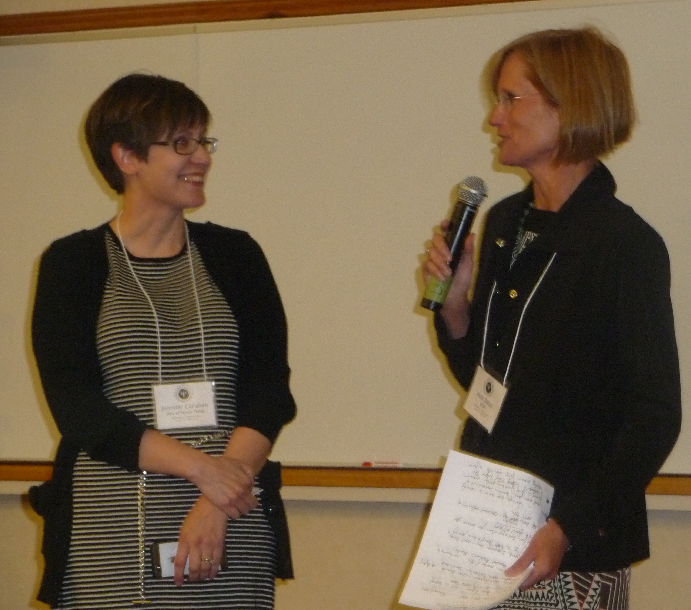 Jennifer Callahan receives Friend
          of APTC Award
